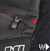 infrared front zipper